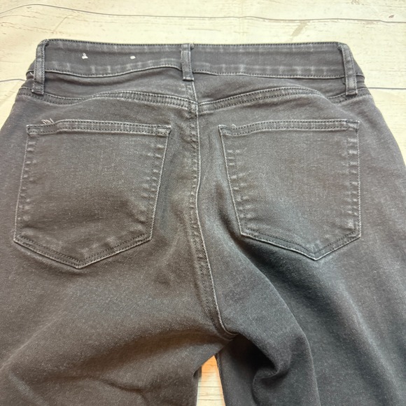 LOFT Curvy Skinny Mid Rise Black Denim Jeans Pants Women's Size 4 - Picture 16 of 16